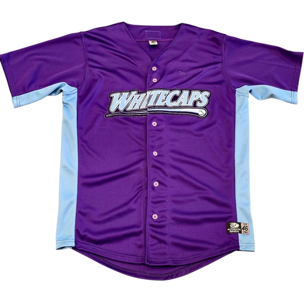 West Michigan Whitecaps Signed Game Used Joey Pankake Jersey OT Sports Size 46